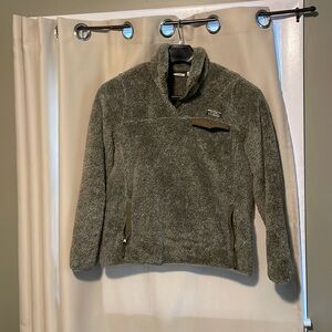 Women’s LL Bean fleece. Green. Size medium. Barely worn.
